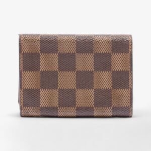 Louis Vuitton Card Case Holder Damier Ebene Coated Canvas | AlmaBagz