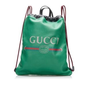 Gucci Logo Drawstring Backpack | AlmaBagz