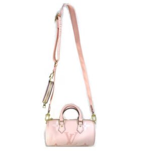 LOUIS VUITTON Handbag M45707 Monogram Ann Platt Leather pink Monogram Ann Platt Papillon BB Women Used | AlmaBagz