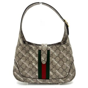 GUCCI Handbag 636706 GG Supreme Canvas beige Balenciaga BALENCIAGA collaboration The Hacker Project Women Used | AlmaBagz