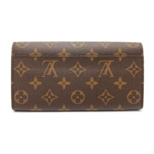LOUIS VUITTON Long Wallet Purse M62236 Monogram canvas Brown Monogram Portefeuille Sarah Women Used | AlmaBagz