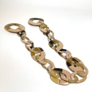 HERMES Necklace Buffalo horn Beige type Duncan Women Used | AlmaBagz