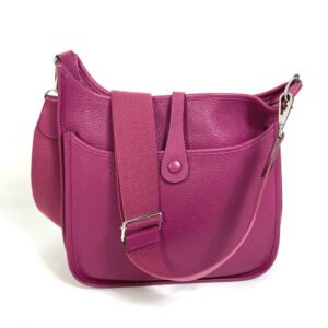 HERMES Shoulder Bag Taurillon Clemence Purple type Evelyn3 PM Troyes Women Used | AlmaBagz