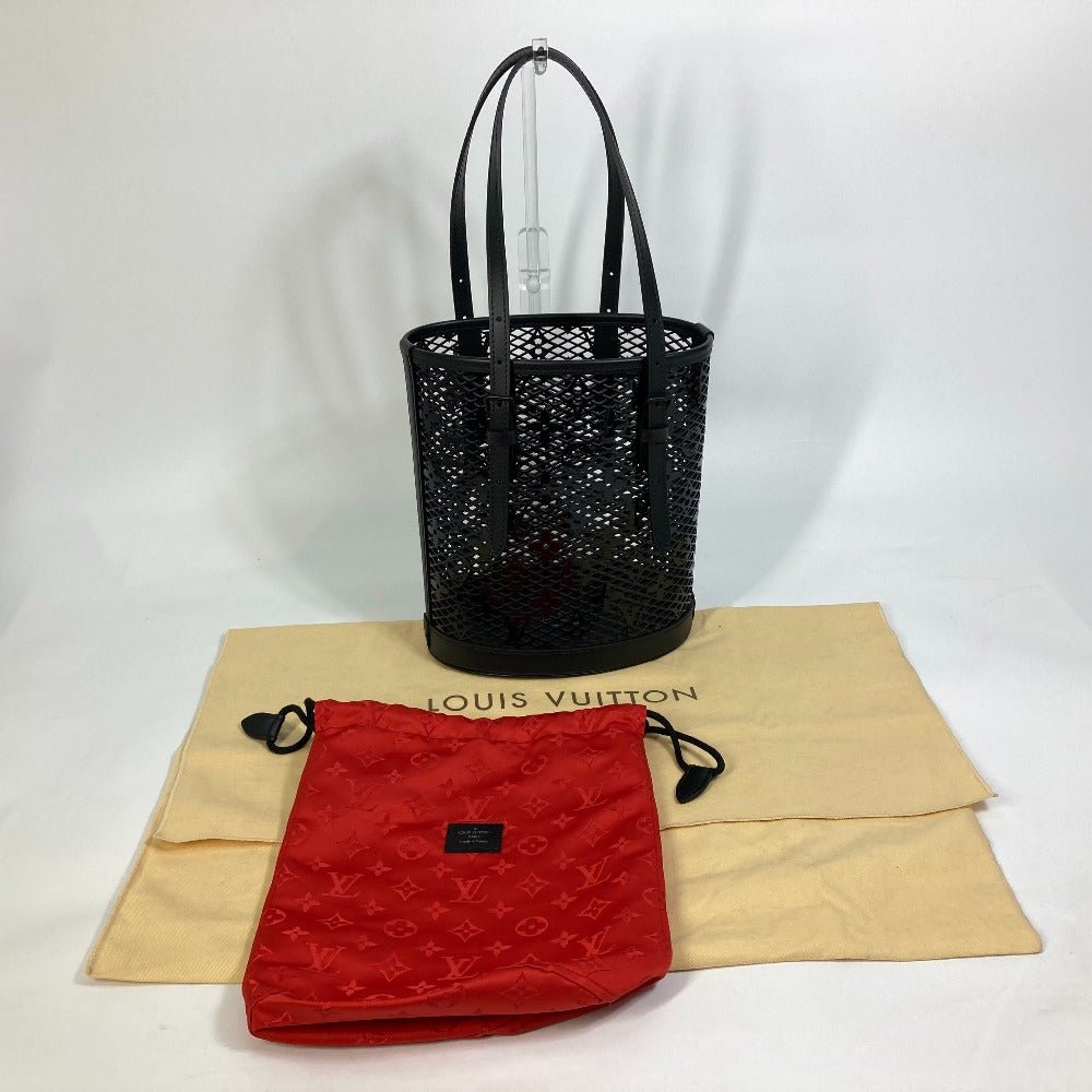 LOUIS VUITTON Shoulder Bag M20352 Plastic, Monogram Lace black Monogram Race Bucket PM Women Used | AlmaBagz - Image 12