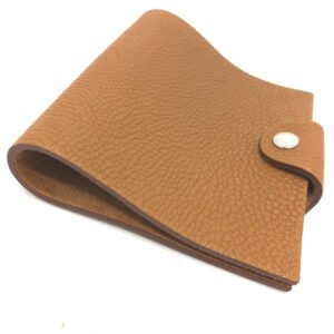 HERMES Notebook cover Togo Brown Uris mini | AlmaBagz