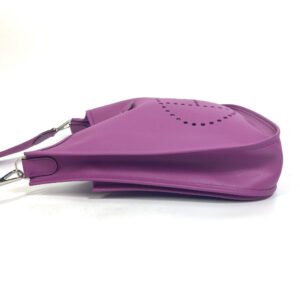 HERMES Shoulder Bag Epsom purple H logo punching Evelyn 2 GM Women Used | AlmaBagz