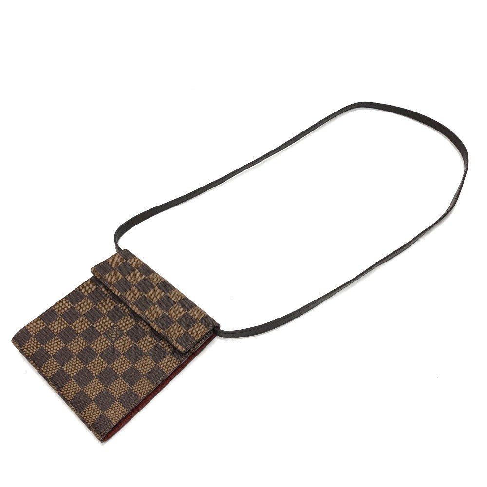 LOUIS VUITTON Shoulder Bag N62935 Damier canvas Brown Damier CD case DVD | AlmaBagz - Image 16