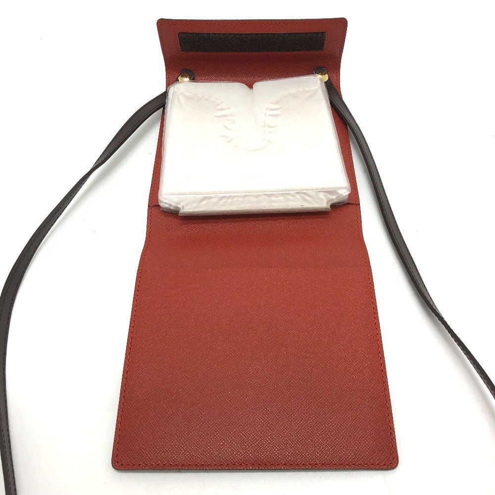 LOUIS VUITTON Shoulder Bag N62935 Damier canvas Brown Damier CD case DVD | AlmaBagz - Image 9