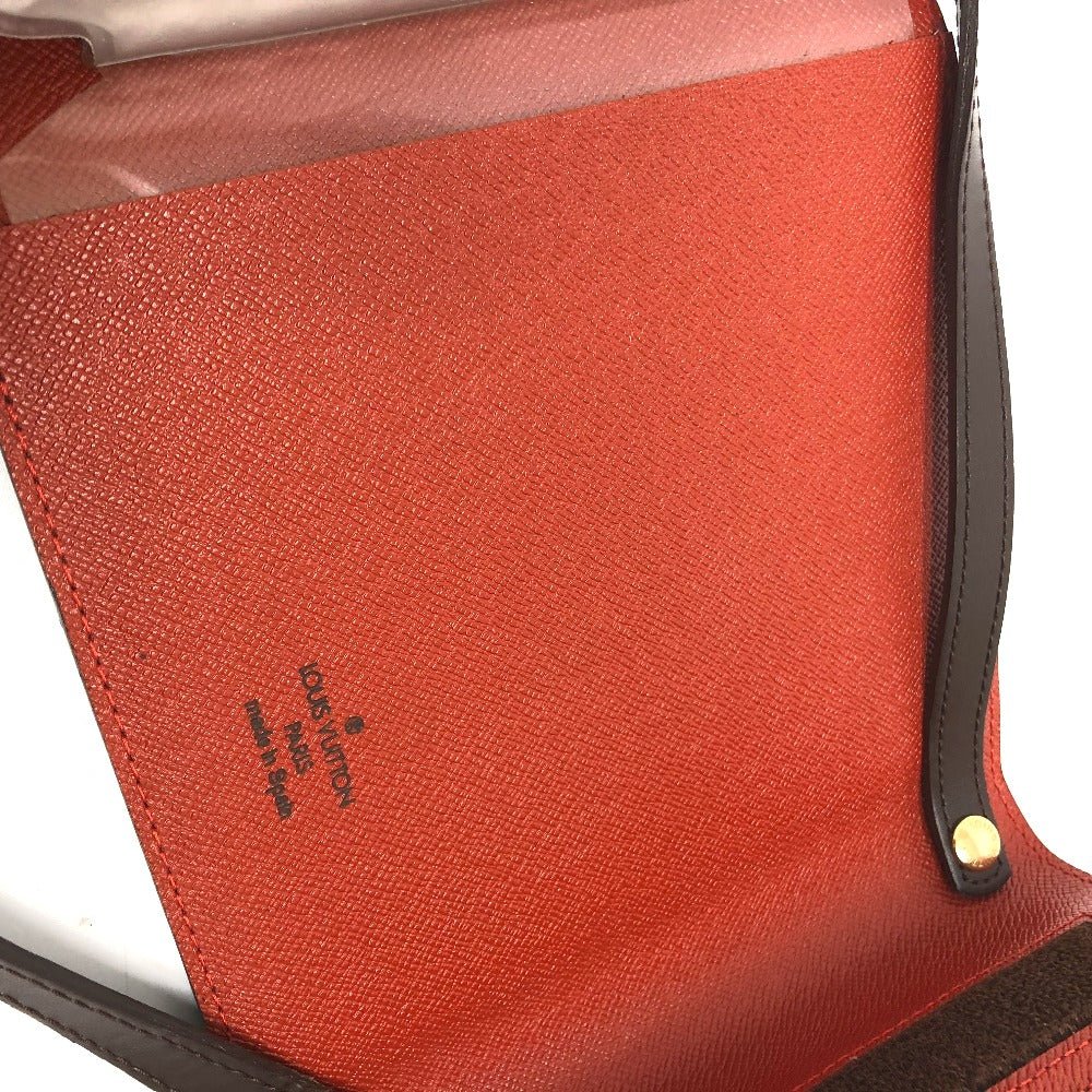 LOUIS VUITTON Shoulder Bag N62935 Damier canvas Brown Damier CD case DVD | AlmaBagz - Image 14