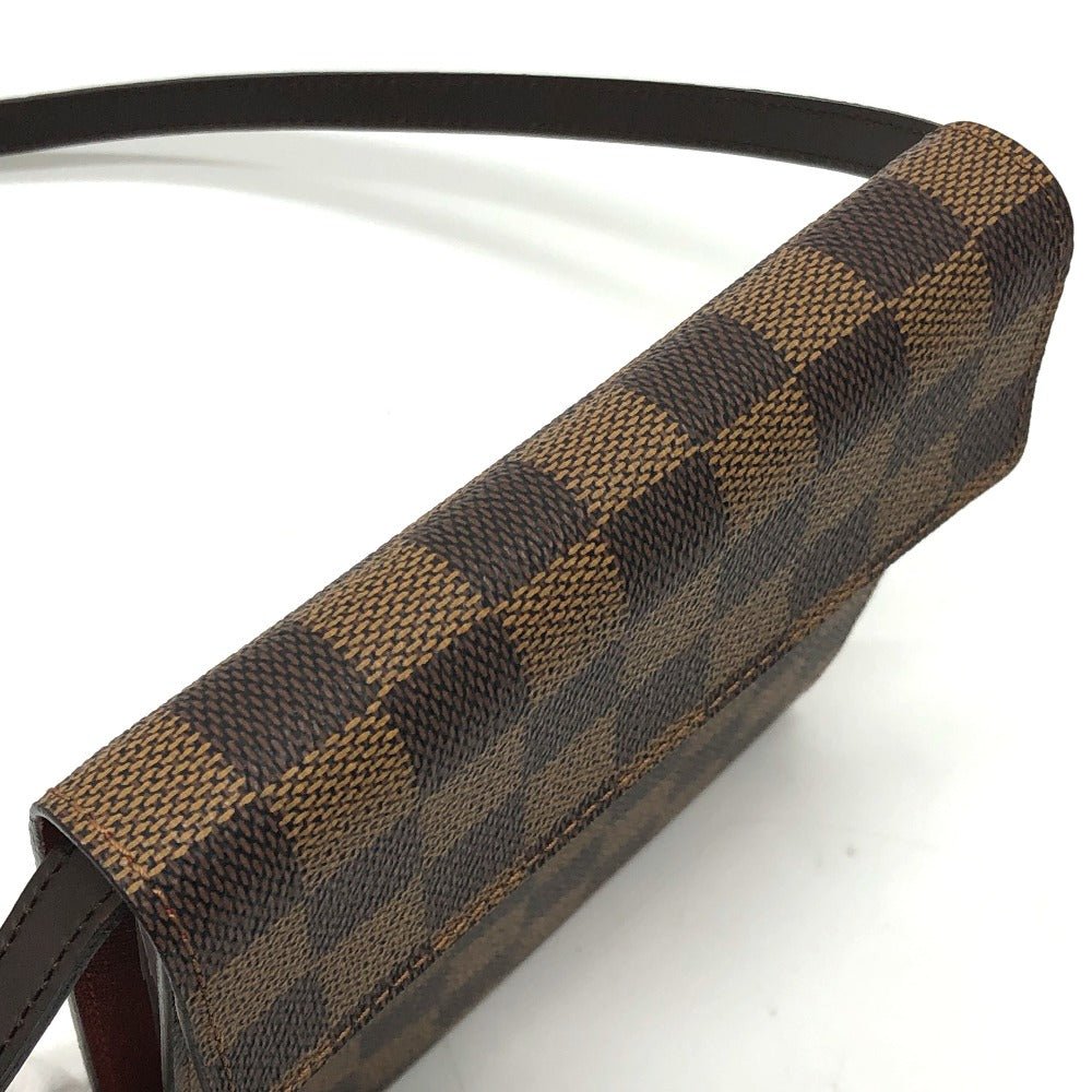 LOUIS VUITTON Shoulder Bag N62935 Damier canvas Brown Damier CD case DVD | AlmaBagz - Image 6