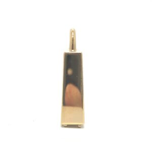 HERMES Pendant top Metal, Lacquer black Kelly Perm Brass Platet Curio Jite Women Used | AlmaBagz