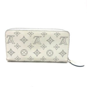 LOUIS VUITTON Long Wallet Purse M69215 Monogram Mahina white Monogram Mahina Zippy wallet Women Used | AlmaBagz