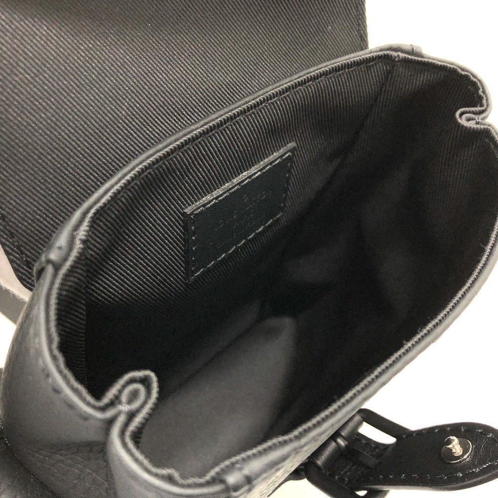 LOUIS VUITTON Shoulder Bag M58495 Taurillon Clemence Leather black Christopher XS mens Used | AlmaBagz - Image 12