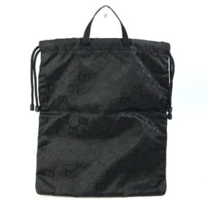 GUCCI Handbag 674247 Nylon black GG laundry bag unisex(Unisex) Used | AlmaBagz