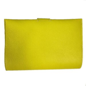 HERMES passport case Evercolor yellow Passport case RMS | AlmaBagz