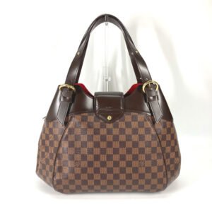 LOUIS VUITTON Shoulder Bag N41540 Damier canvas Brown Damier Sistina GM Women Used | AlmaBagz
