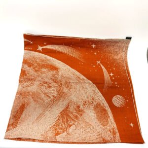 HERMES scarf Cotton, Silk Orange Clair De Lune Calegean 140 Women Used | AlmaBagz