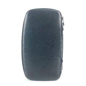 LOUIS VUITTON Long Wallet Purse M63042 Epi Leather black Epi Organizer Atoll mens Used | AlmaBagz