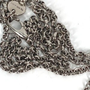 GUCCI Necklace SV925 Silver Arabesque Interlocking G Women Used | AlmaBagz