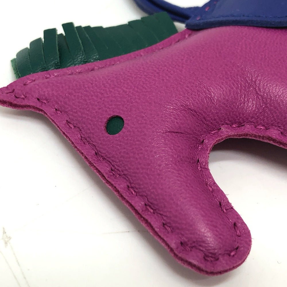 HERMES charm Anyo Miro purple Rodeo MM Women Used | AlmaBagz