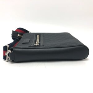 GUCCI Shoulder Bag 523599 GG Supreme Canvas gray GG Supreme Small messenger bag mens Used | AlmaBagz
