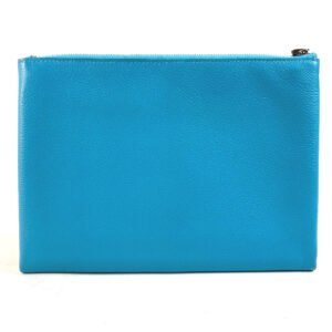 HERMES Pouch Evercolor blue flat Atto GM Women(Unisex) Used | AlmaBagz