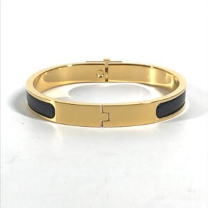 HERMES bracelet metal gold Accessories Enamel bracelet "Mini Click Kelly" | AlmaBagz