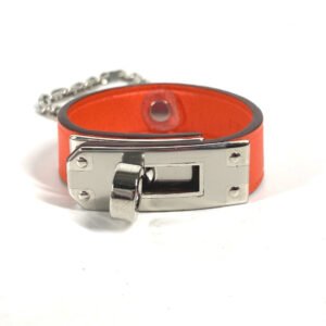 HERMES Glove holder Vaux Swift Orange Accessories Kelly | AlmaBagz