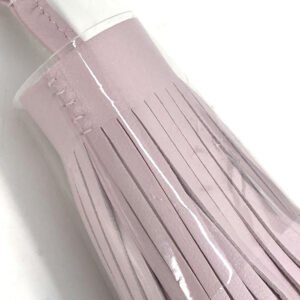 HERMES key ring lambskin Light pink fringe Carmen Women Used | AlmaBagz