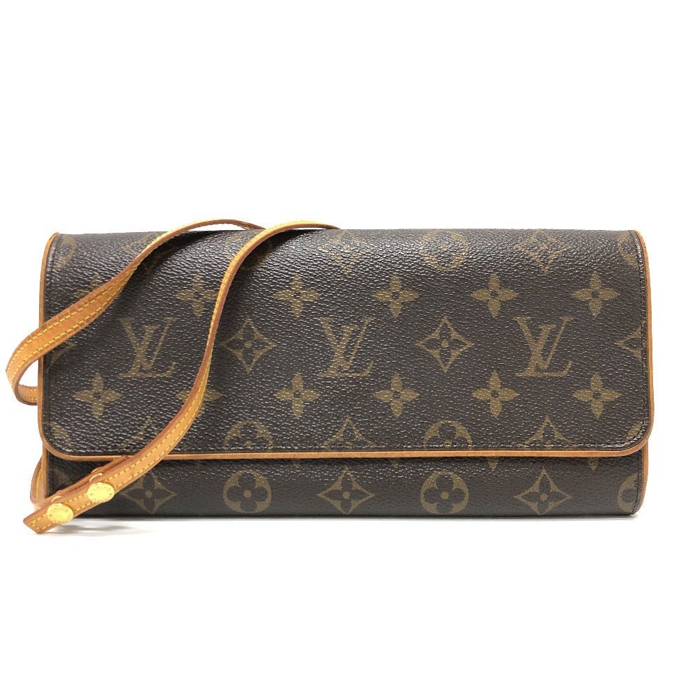 LOUIS VUITTON Shoulder Bag M51852 Monogram canvas Brown Monogram Pochette Twin GM | AlmaBagz - Image 16