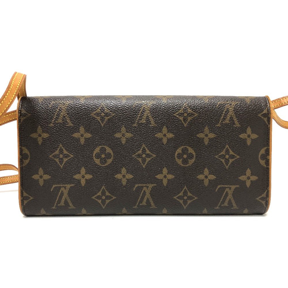 LOUIS VUITTON Shoulder Bag M51852 Monogram canvas Brown Monogram Pochette Twin GM | AlmaBagz