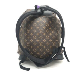 LOUIS VUITTON Backpack M46247 Monogram canvas purple Monogram macacer Christopher PM mens Used | AlmaBagz