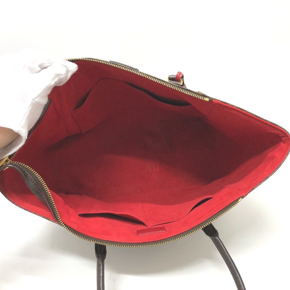 LOUIS VUITTON Shoulder Bag N41548 Damier canvas Brown Damier Kaisa Tote MM | AlmaBagz - Image 9