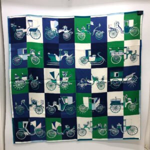 HERMES scarf silk green Carre90 Women Used | AlmaBagz