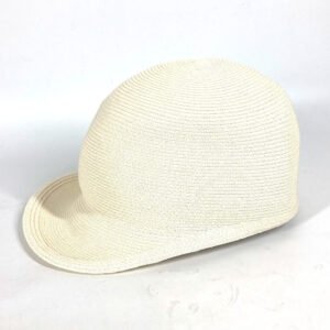 HERMES cap H221035N Polyester, Paper White type Serie button Emma Emma Women 56 Used | AlmaBagz