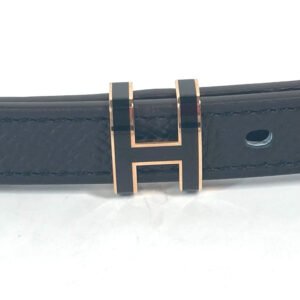 HERMES belt Epsom black H logo Belt Pop H 15 Women 75 Used | AlmaBagz