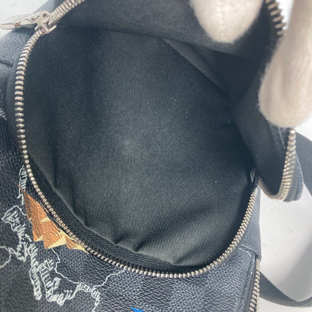 LOUIS VUITTON Shoulder Bag N40237 Damier Grafitto Canvas Black x gray Damier Grafitte Avenue sling bag | AlmaBagz - Image 16