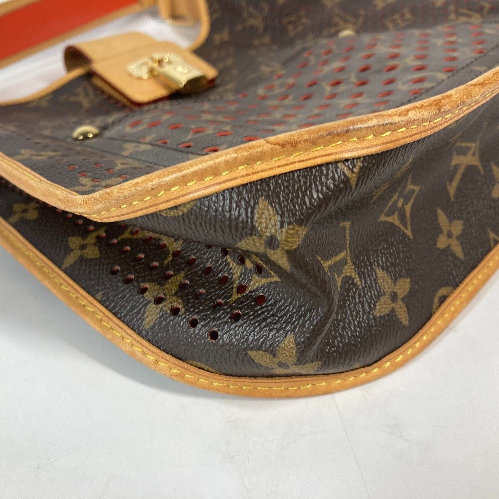 LOUIS VUITTON Shoulder Bag M95174 Monogram canvas Brown x orange Monogram Perfo Punching Musette | AlmaBagz - Image 9