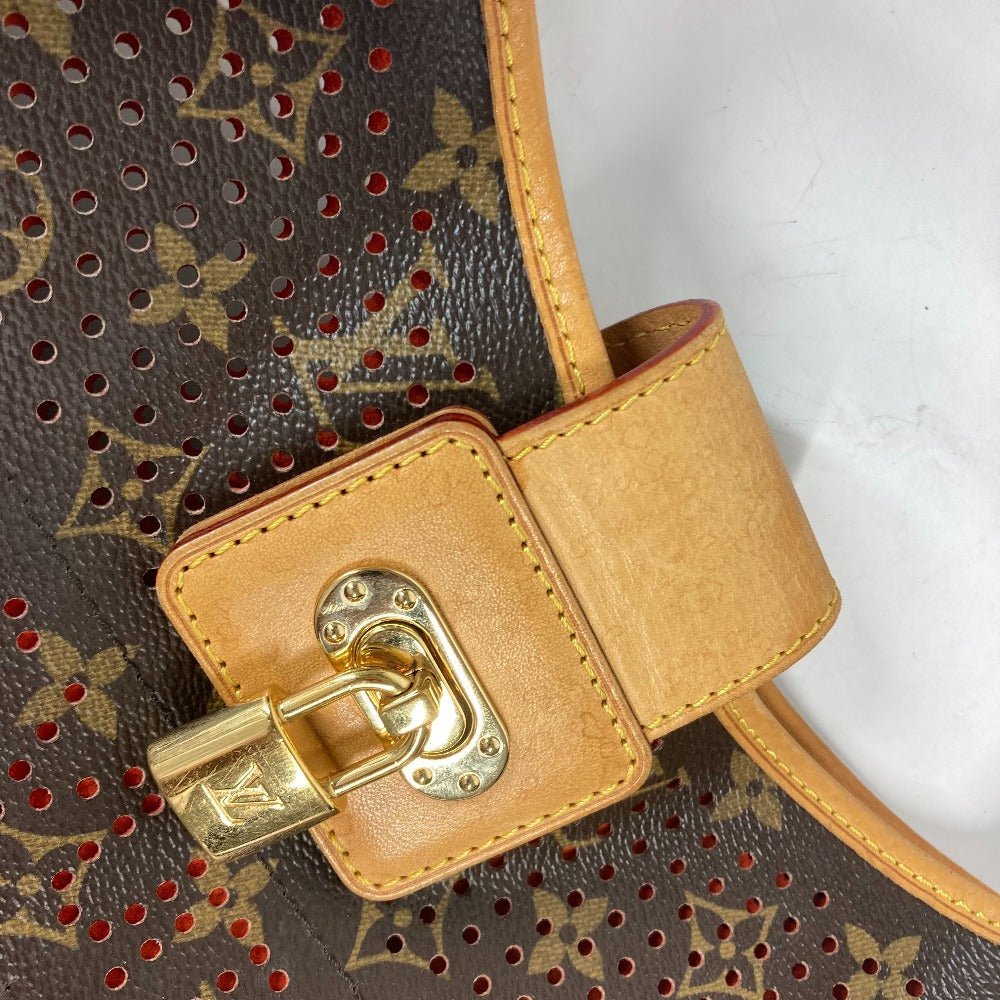 LOUIS VUITTON Shoulder Bag M95174 Monogram canvas Brown x orange Monogram Perfo Punching Musette | AlmaBagz - Image 13