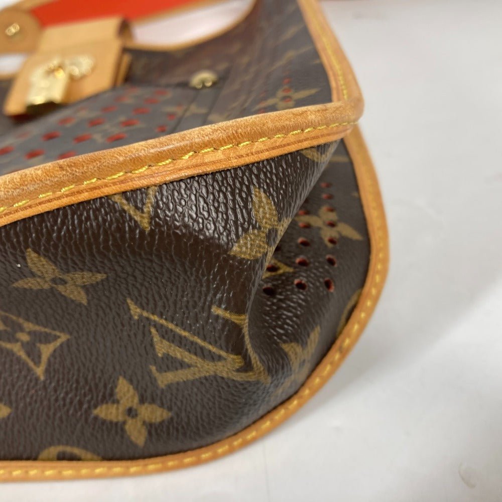LOUIS VUITTON Shoulder Bag M95174 Monogram canvas Brown x orange Monogram Perfo Punching Musette | AlmaBagz - Image 8