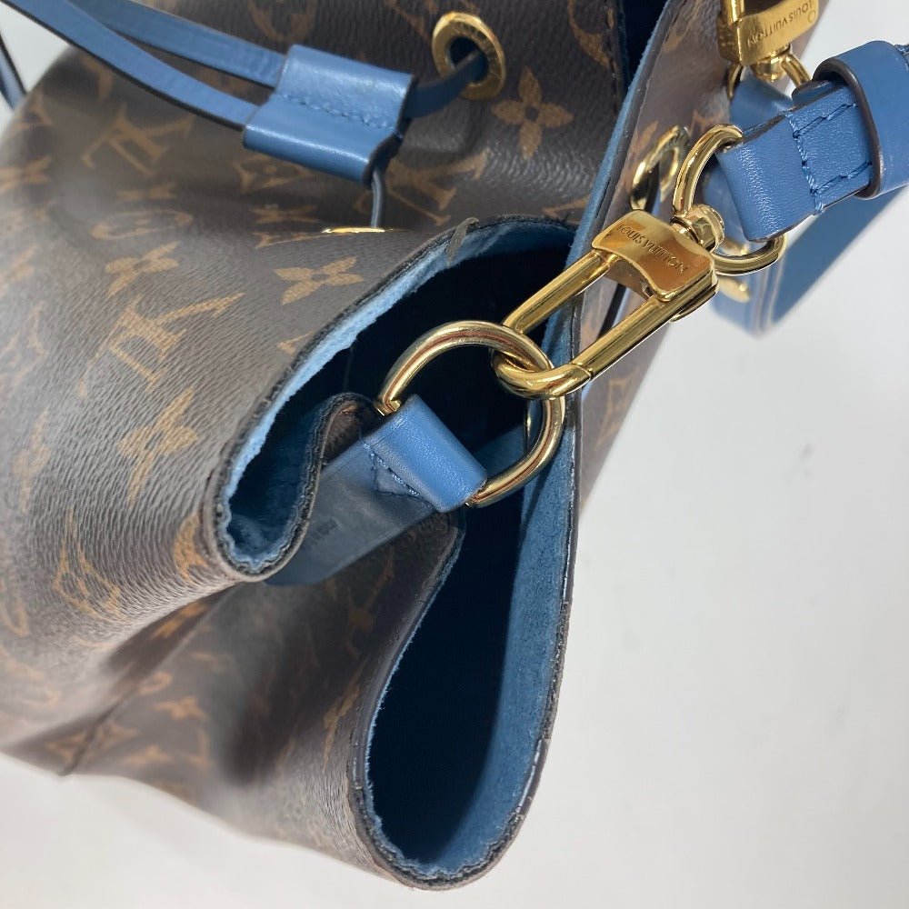 LOUIS VUITTON Shoulder Bag M43569 Monogram canvas Brown x blue Monogram Neonoe | AlmaBagz - Image 9