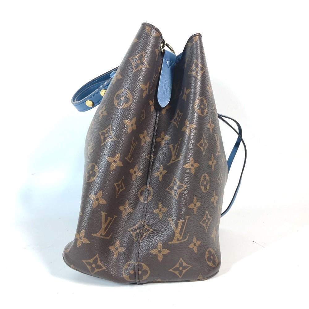 LOUIS VUITTON Shoulder Bag M43569 Monogram canvas Brown x blue Monogram Neonoe | AlmaBagz - Image 2
