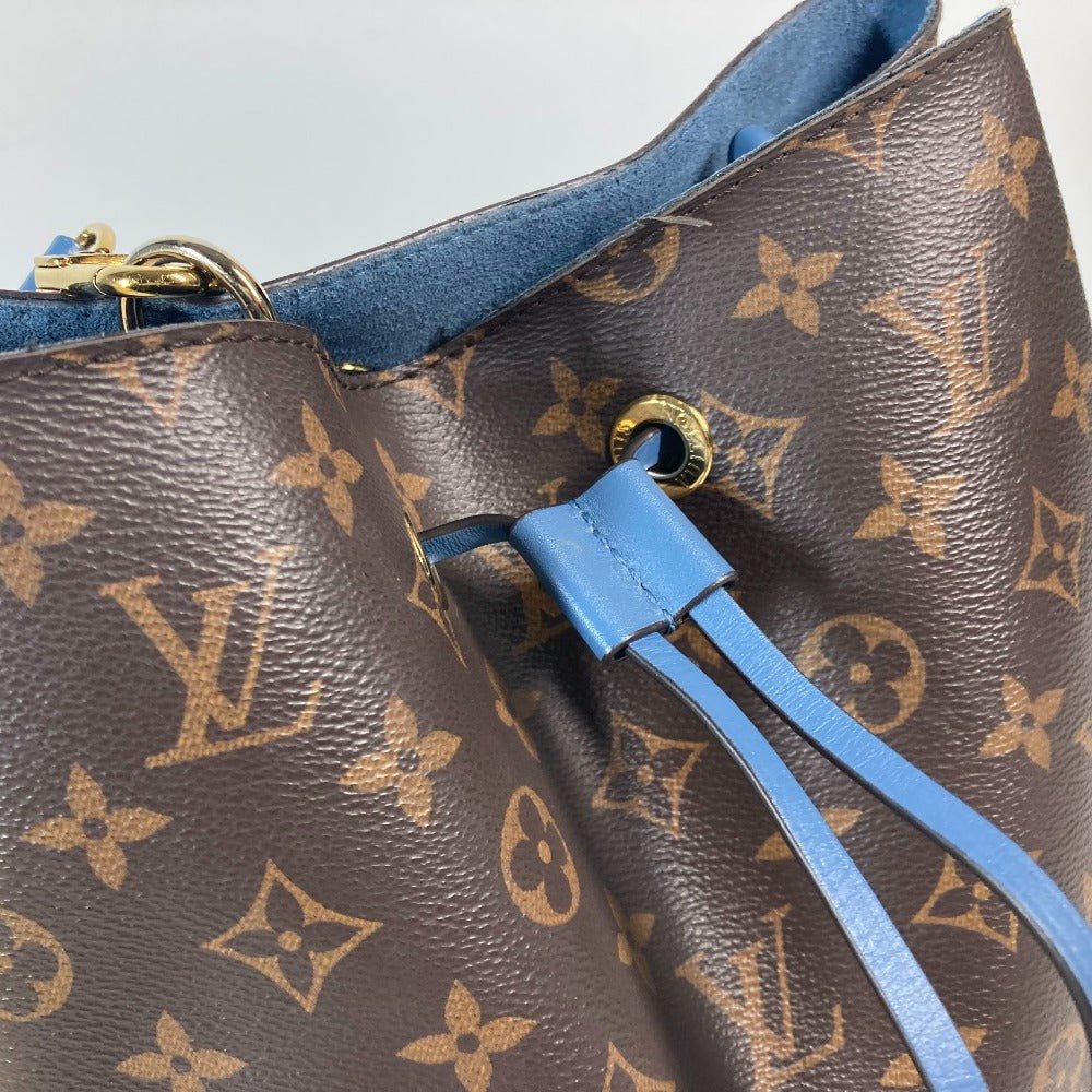LOUIS VUITTON Shoulder Bag M43569 Monogram canvas Brown x blue Monogram Neonoe | AlmaBagz - Image 5