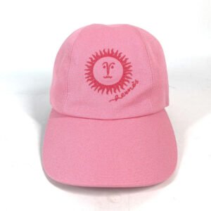HERMES cap H23100N cotton pink Sun Series Button Davis Sunshine 57 | AlmaBagz
