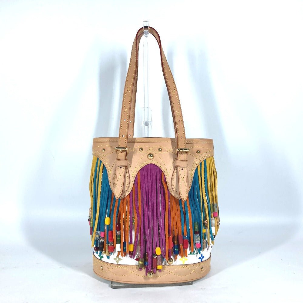 LOUIS VUITTON Shoulder Bag M40109 Monogram multicolor canvas white Monogram multicolor Bucket Flange Women Used | AlmaBagz - Image 2