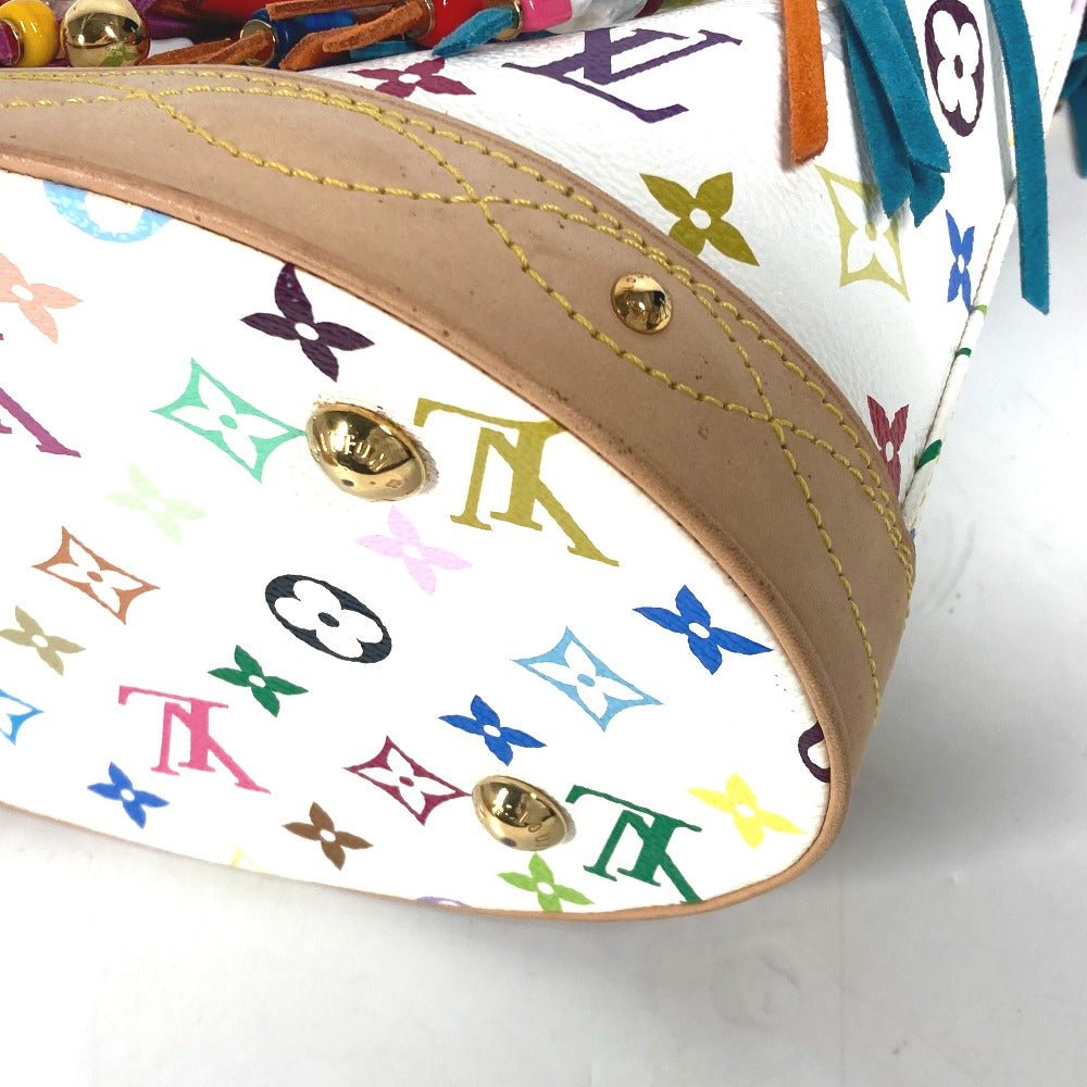 LOUIS VUITTON Shoulder Bag M40109 Monogram multicolor canvas white Monogram multicolor Bucket Flange Women Used | AlmaBagz - Image 7