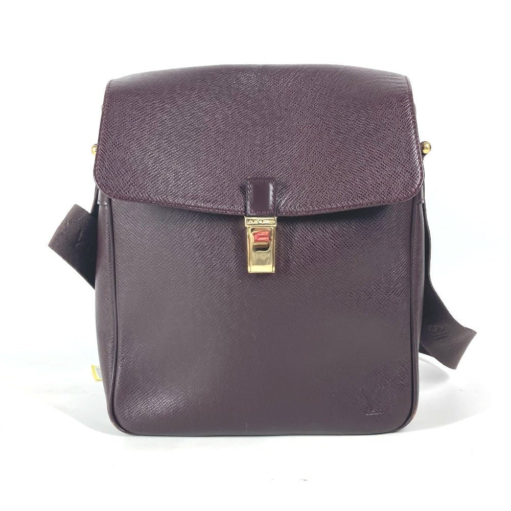 LOUIS VUITTON Shoulder Bag M30826 Taiga Leather purple Taiga Yaranga | AlmaBagz - Image 15