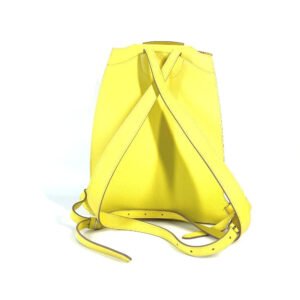 HERMES Backpack leather yellow Sac A Dos GR24 | AlmaBagz