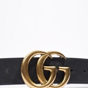 Gucci GG Marmont Belt Beige Leather 85cm 34'' | AlmaBagz