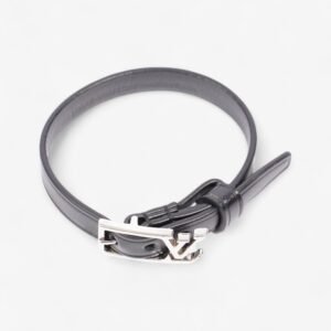 Louis Vuitton Skyline Bracelet Black Leather 19 | AlmaBagz